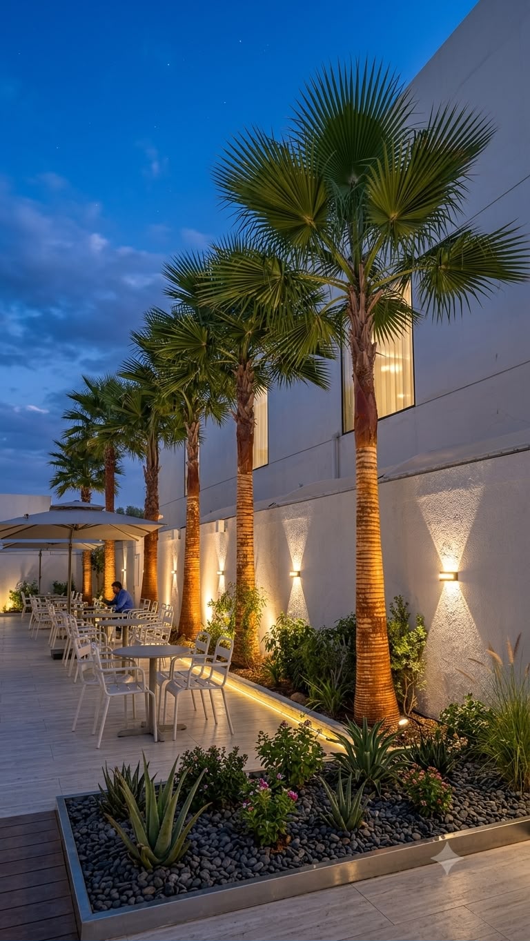 olive tree gallery UAE - hotel garden olive tree from olive tree supplier Dubai