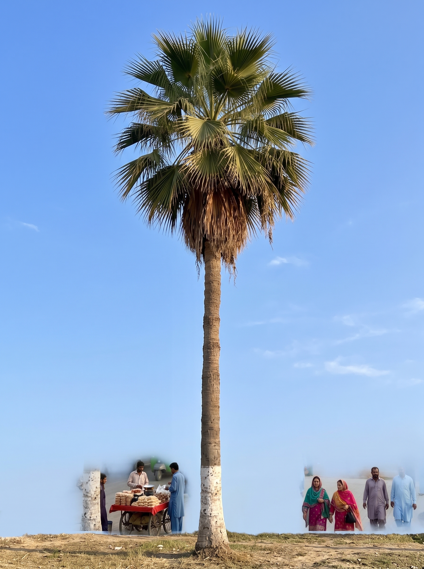 royal palm wax palm coconut palm UAE